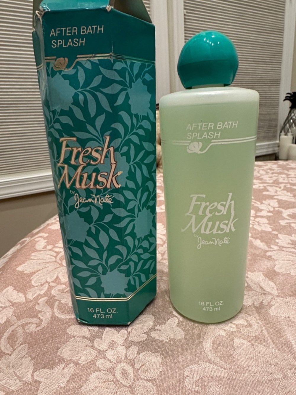 Vintage Full 16oz  Jean Nate Fresh Musk After Bath Splash